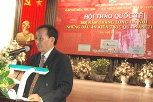 Colloque international “millénaire de thang long – hanoi: des traces architecturales à travers le temps”