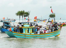 Hcm-ville : la fête des pêcheurs de cân gio est bien ancrée dans la région