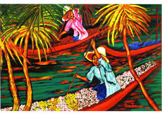 Peinture : les fleurs d'ana tzarev s'exposent à hanoi