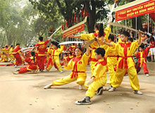 Festival d'arts martiaux en vue du millénaire de thang long