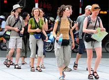 Forte hausse du nombre de visiteurs étrangers au vietnam