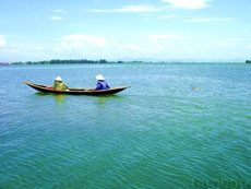 Thua thiên-huê : tam giang, le premier circuit sur lagune en vue
