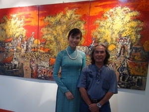 Vietnam-thaïlande: exposition de peintures à bangkok