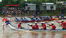 Concours national de course de sampans 2011