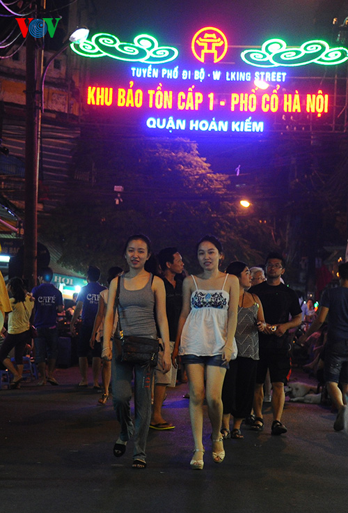 Les nouvelles rues piétonnes de Hanoï