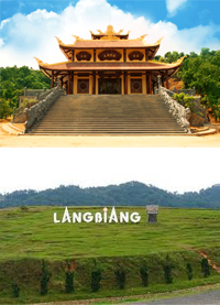 Le monastère Truc Lam et La montagne Langbiang
