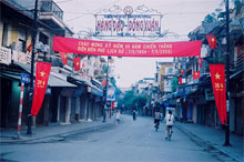 Découvrir hanoi en trolleybus