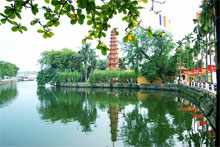 Hanoi : fin de la restauration de la pagode tran quôc