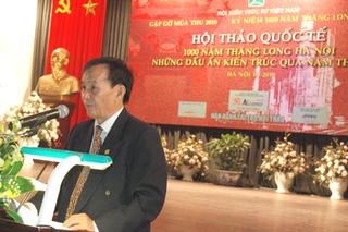 Colloque international “millénaire de thang long – hanoi: des traces architecturales à travers le temps”