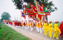 Fête du temple dô en l'honneur du millénaire de hanoi