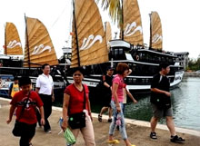 Plus de 11.000 touristes en baie de ha long les 1er et 2 janvier