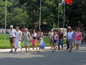 Hcm -ville accueille 3,1 millions de touristes étrangers depuis début 2011