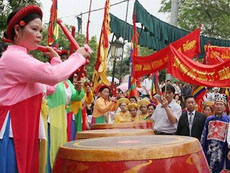 Ouverture de la fête du temple dô