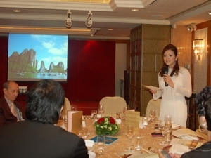 Promotion de l'élection de la baie de ha long à hong kong