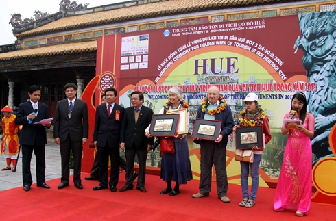 Hue accueille son 2 millionième touriste